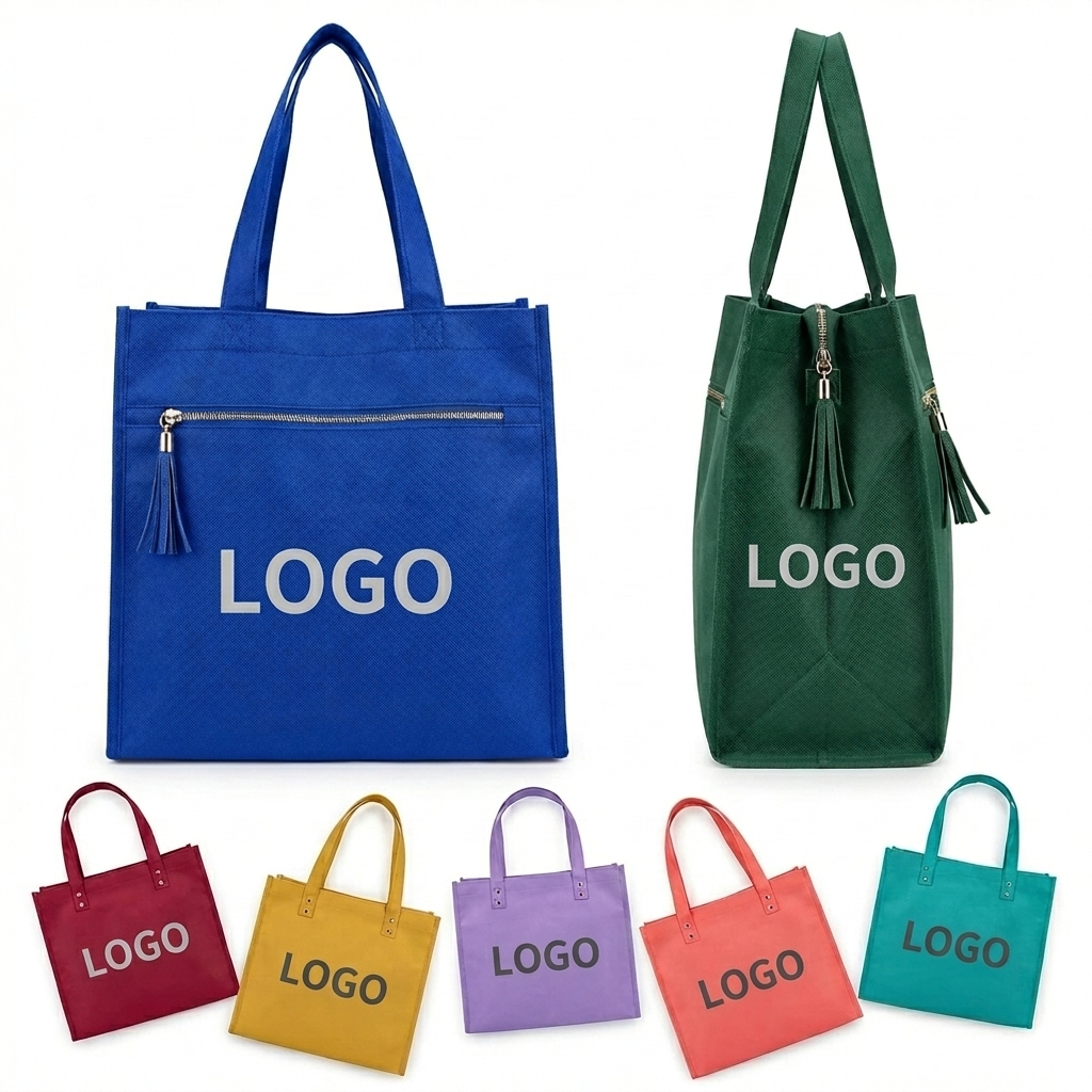 Fashion Tassel-Zip Tote Bag