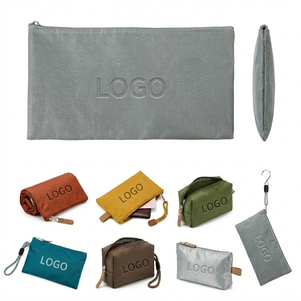 KMSWWDP23 Multi-Color Water-Resistant Zipper Pouch Set