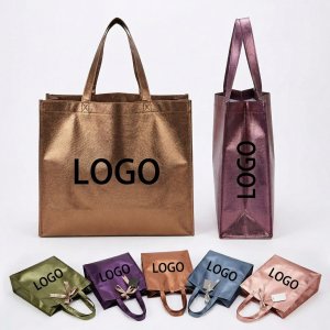Jumbo Metallic Laminated Eco-Friendly Tote Bag
